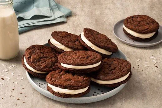 recipe image עוגיות סנדביץ שוקולד וקוקוס